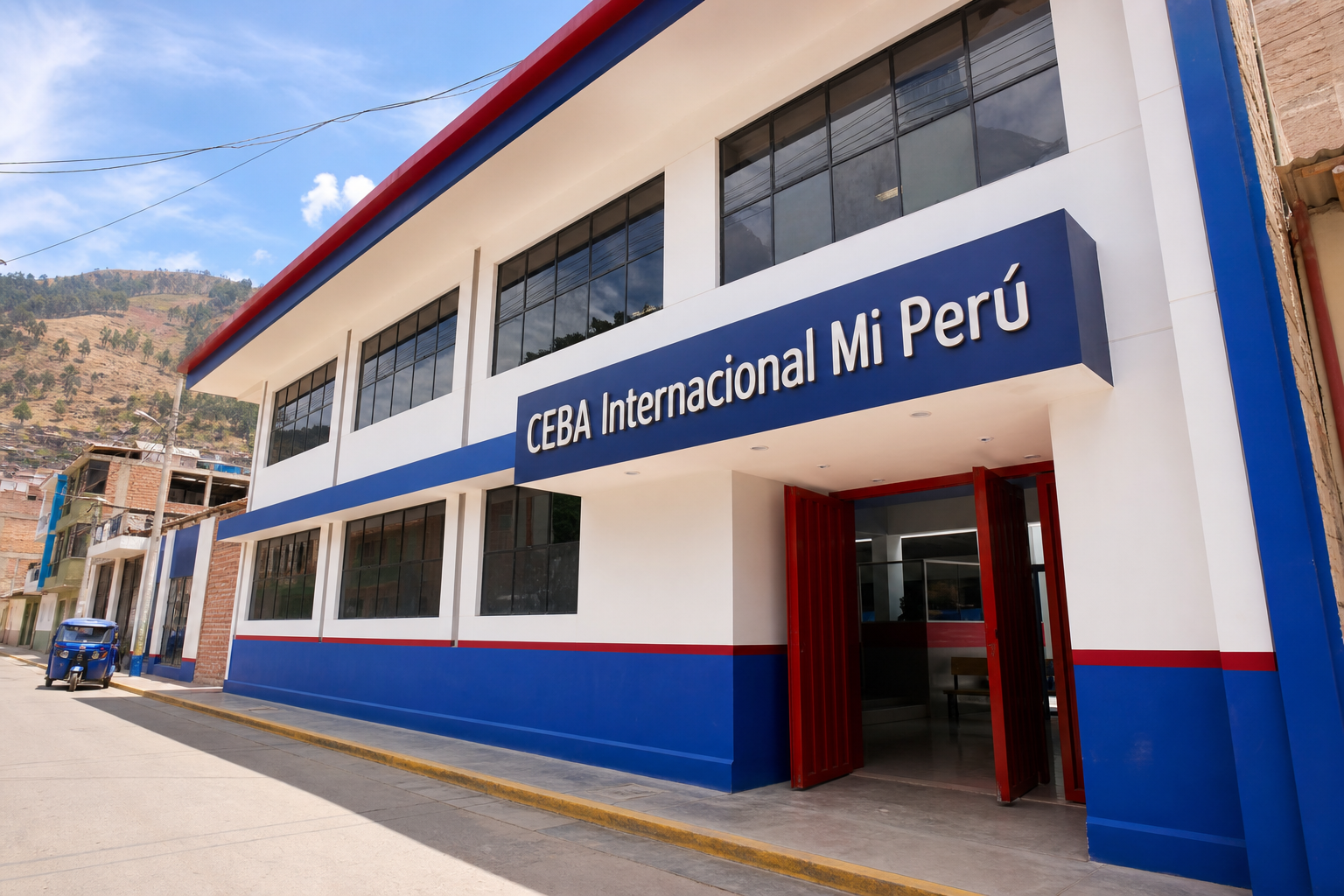 Fachada del local — CEBA Internacional Mi Perú