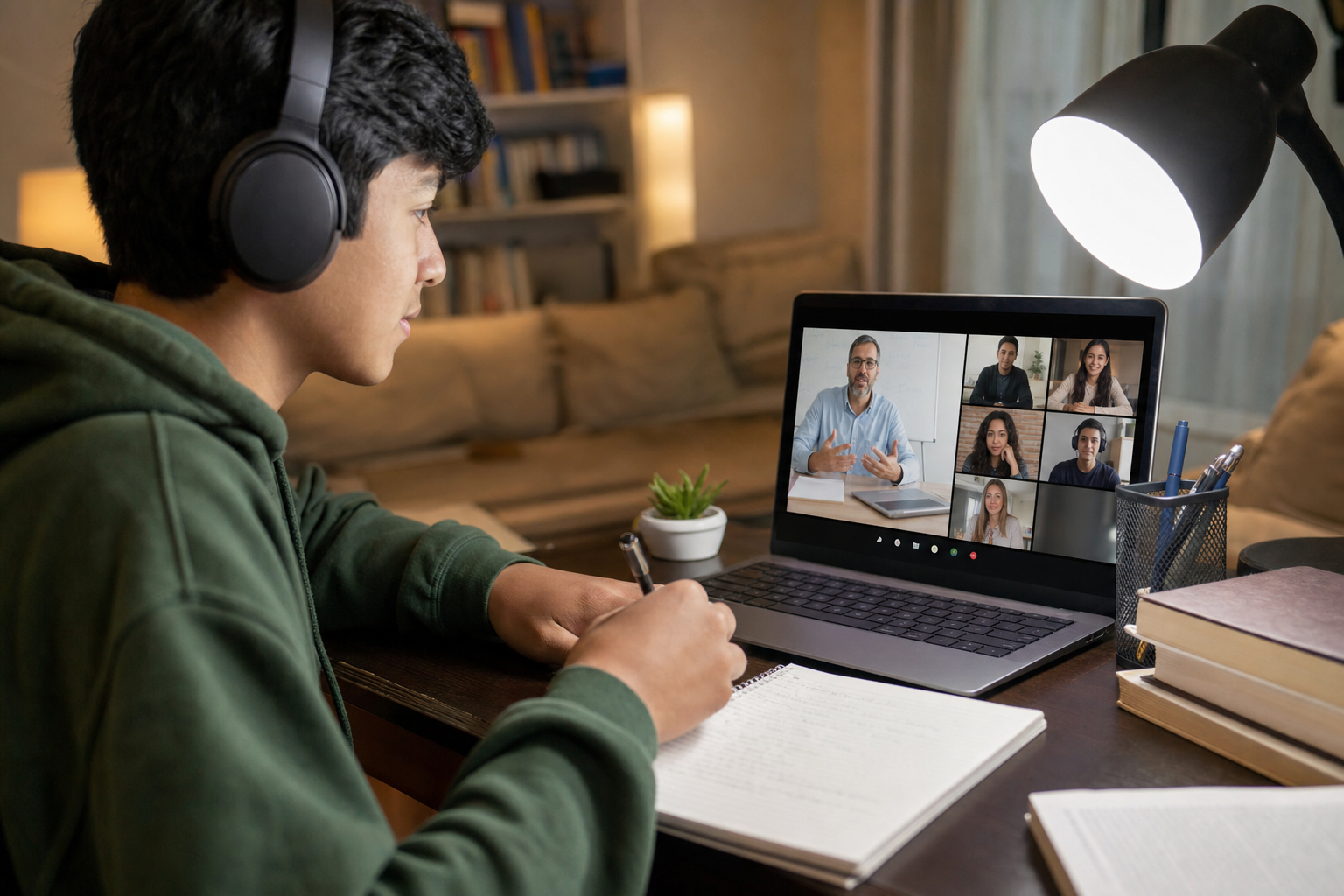 Clase virtual con docentes CEBA Internacional Mi Perú